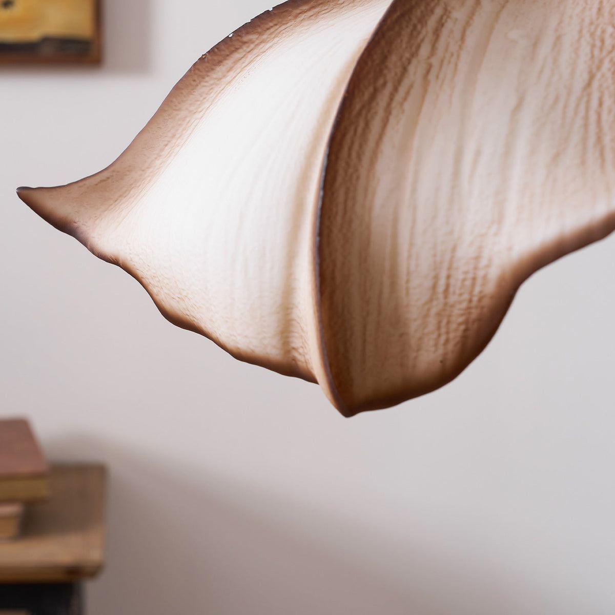 Cocoon Pendant Light Sculptural Webbed Shade Mid Century Style