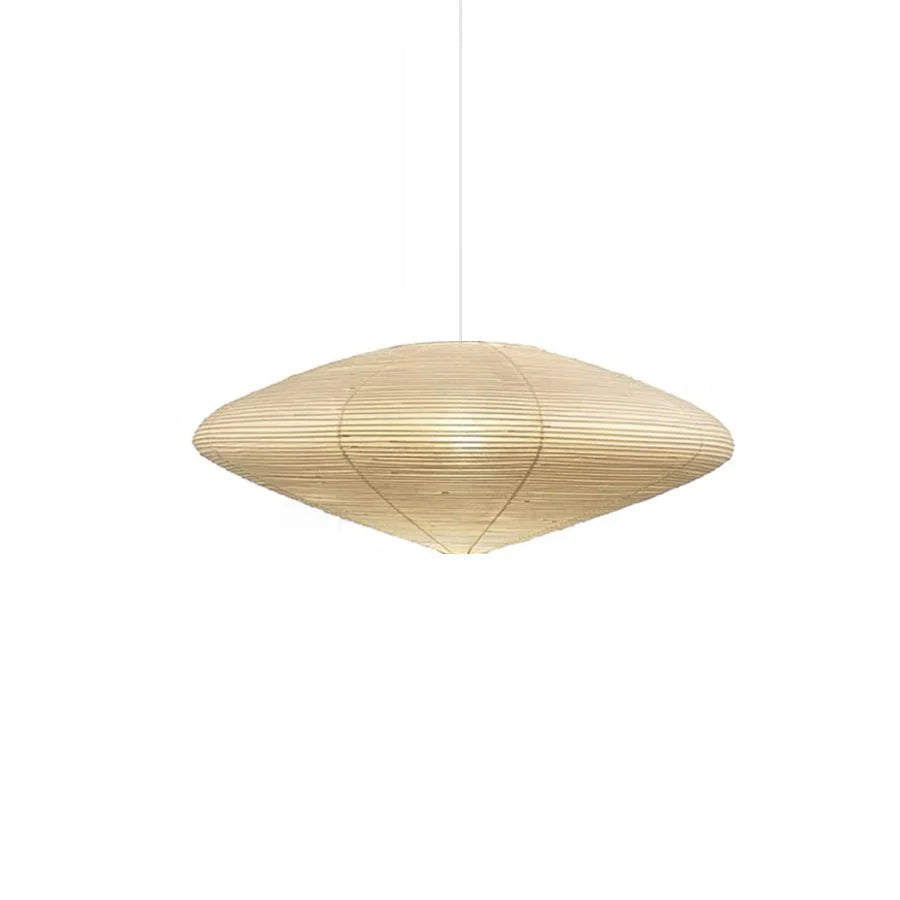 Washi Paper Pendant Light Mulberry Paper Shade for Dining Room