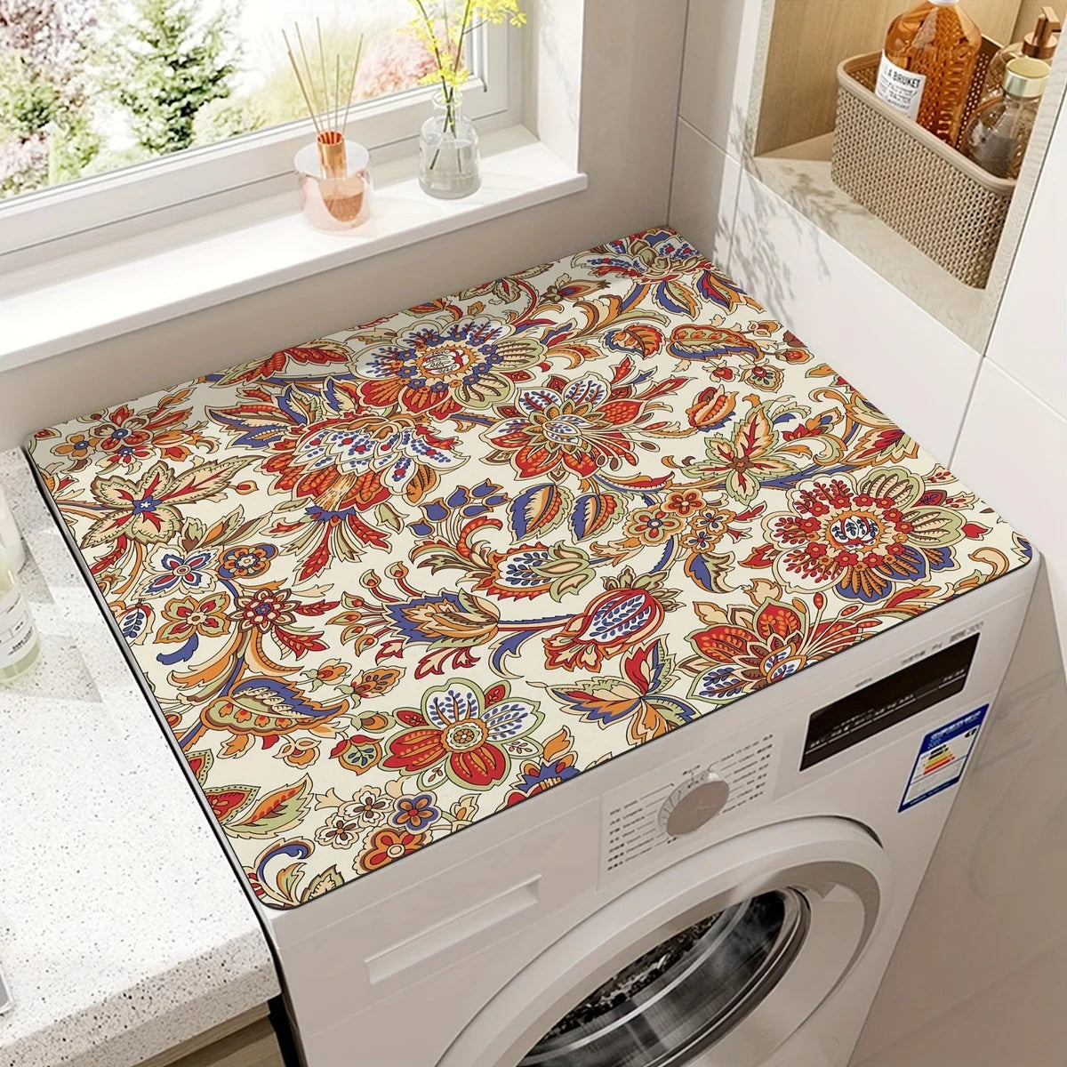 Washer and Dryer Top Mat Microfiber Appliance Protector