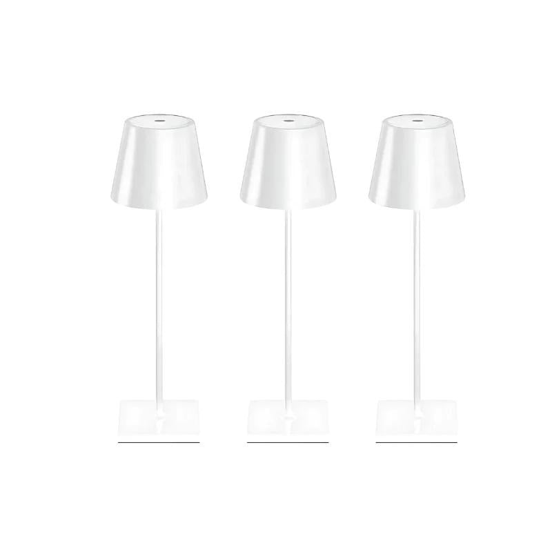 Cordless Table Lamp Waterproof Dimmable Rechargeable for Patio and Bedroom