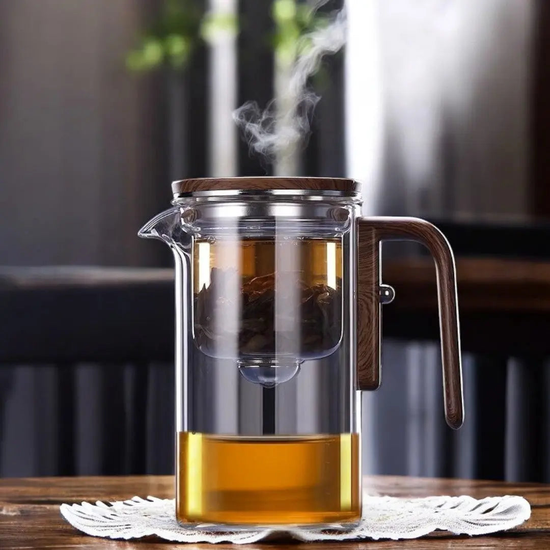Glass Teapot for Loose Leaf Tea with Magnetic Infuser