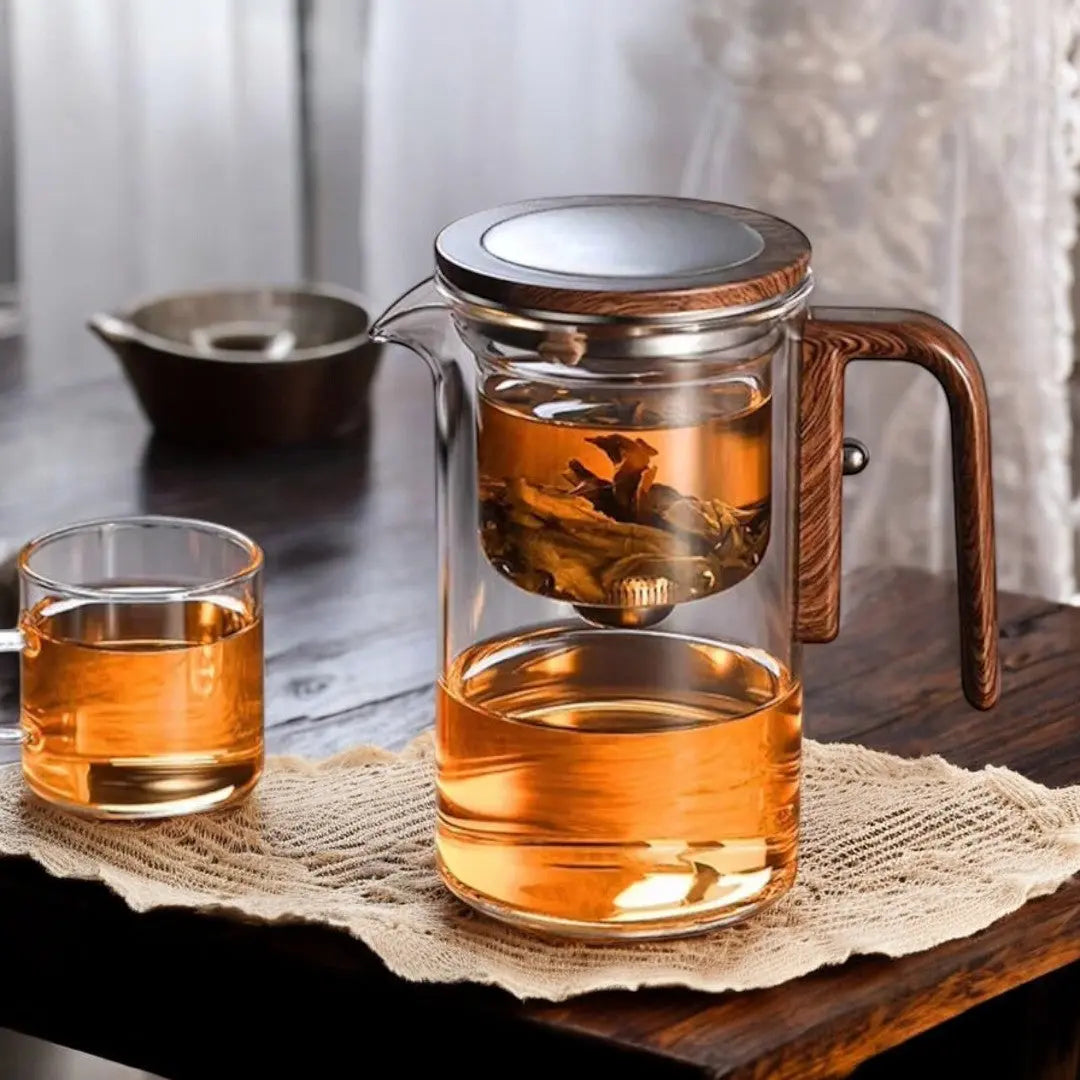 Glass Teapot for Loose Leaf Tea with Magnetic Infuser