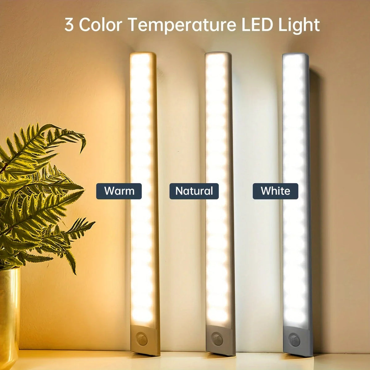 Motion Sensor Light Battery Operated Magnetic Mount for Closet and Hallway