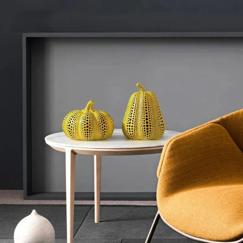 Polka Dot Decorative Figurine for Shelf and Desk