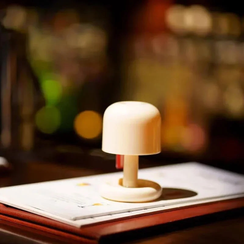 Mini Cordless Table Lamp Rechargeable LED Bedside