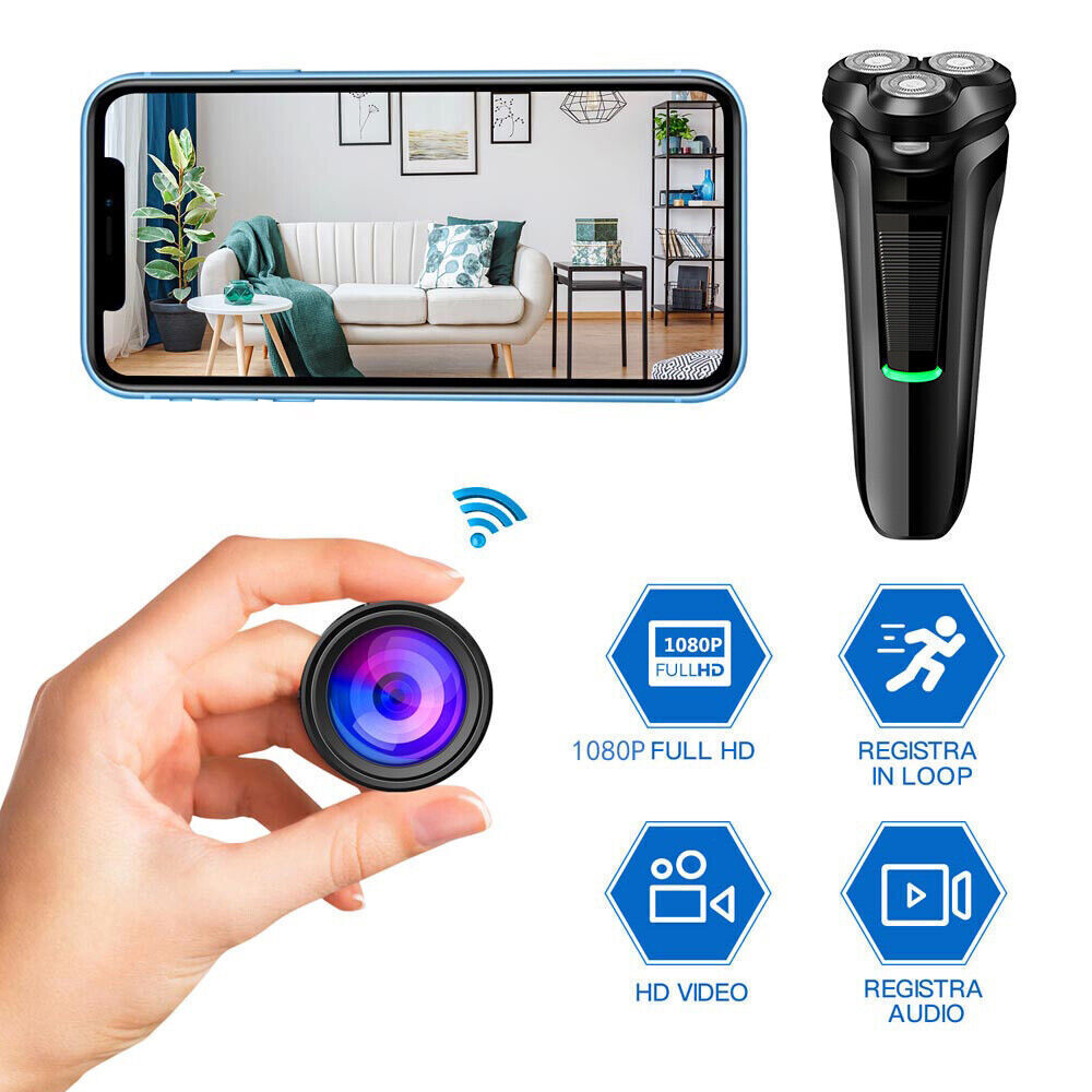 Shaver Camera 1080P WiFi with Motion Detection and Night Vision