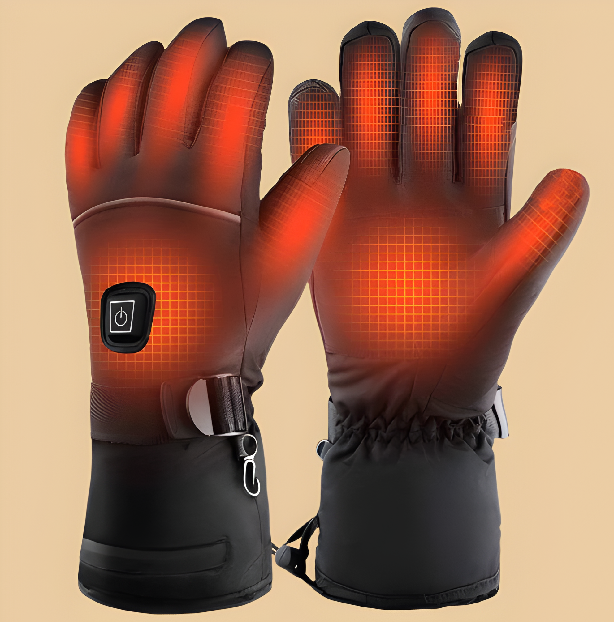 Battery Heated Gloves Rechargeable Three Heat Settings