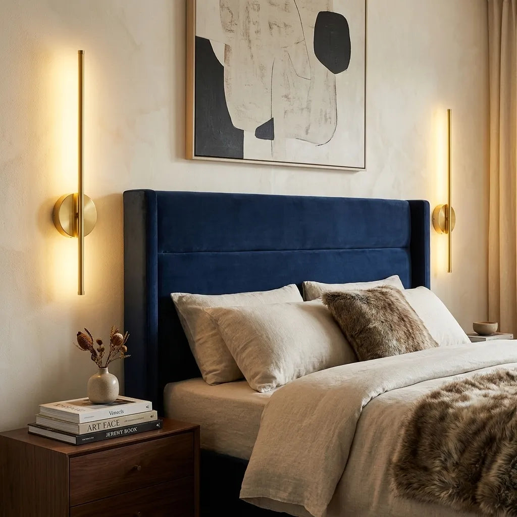 Cordless Wall Sconces Set of 2 Magnetic Rechargeable with Remote