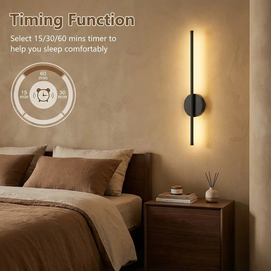 Cordless Wall Sconces Set of 2 Magnetic Rechargeable with Remote