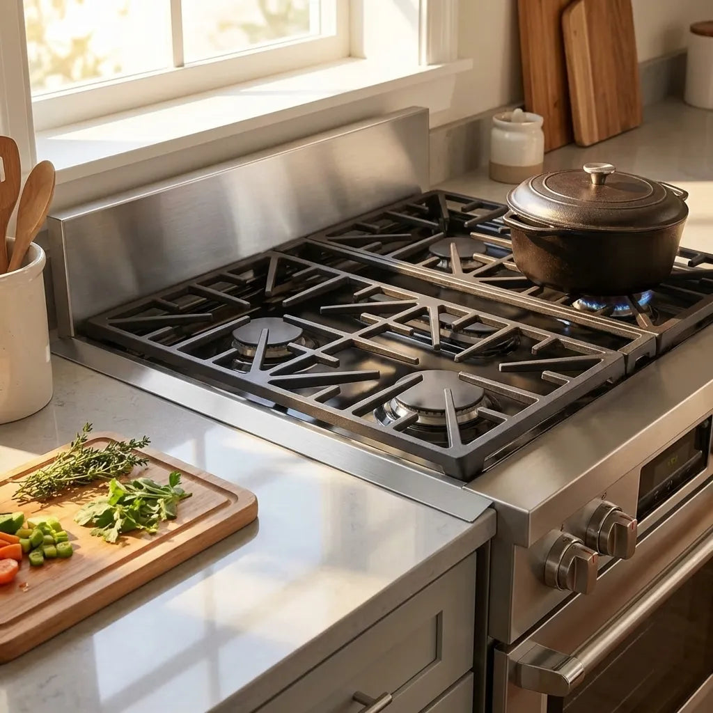 Stove Gap Covers Stainless Steel Expandable L Shaped