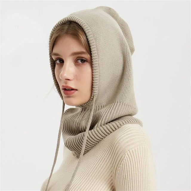 Cashmere Blend Knit Beanie Winter Hat Soft Lined for Cold Weather