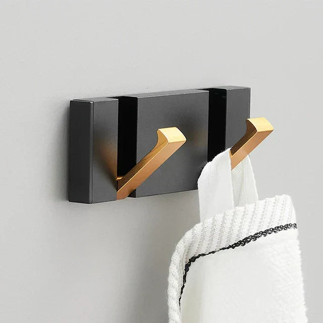 Fold Down Wall Hook Rack Stainless Steel for Coats and Towels