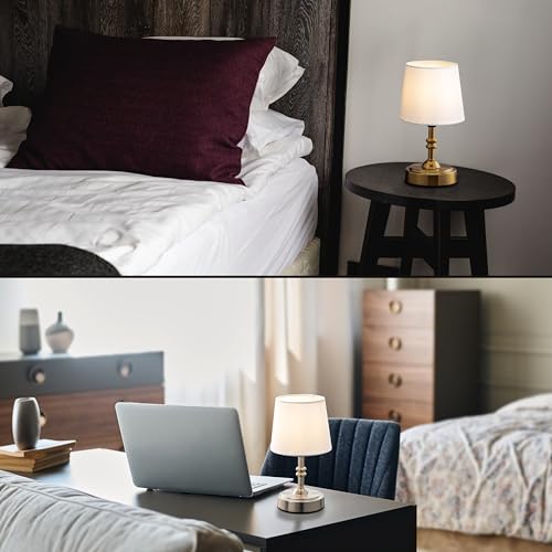 Cordless Table Lamp USB Rechargeable Dimmable for Bedroom and Office Desk