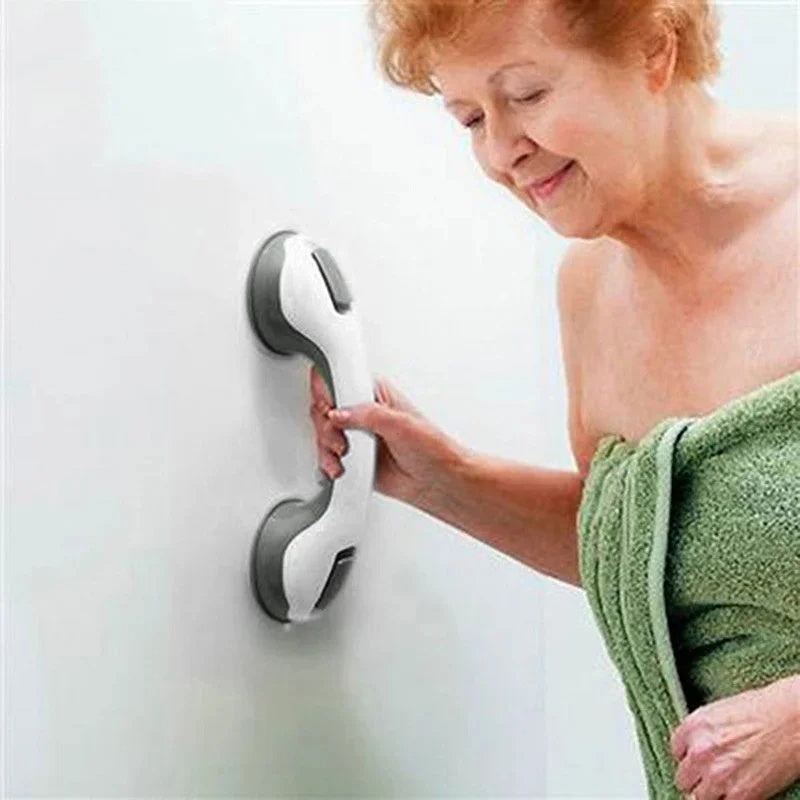 Suction Grab Bar Bathroom Assist Handle with Locking Levers