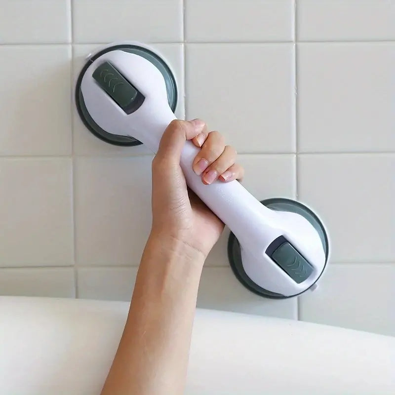 Suction Grab Bar Bathroom Assist Handle with Locking Levers