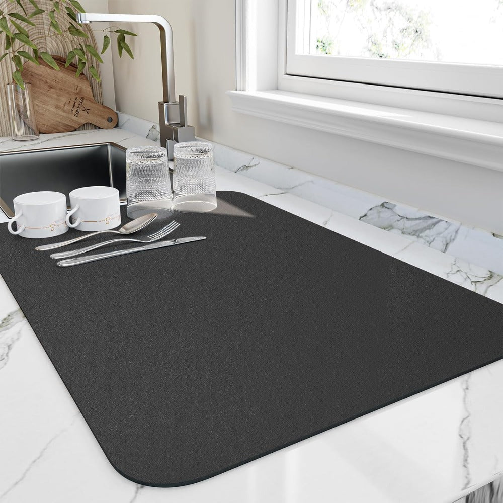 Dish Drying Mat Highly Absorbent Quick Dry for Kitchen Sink