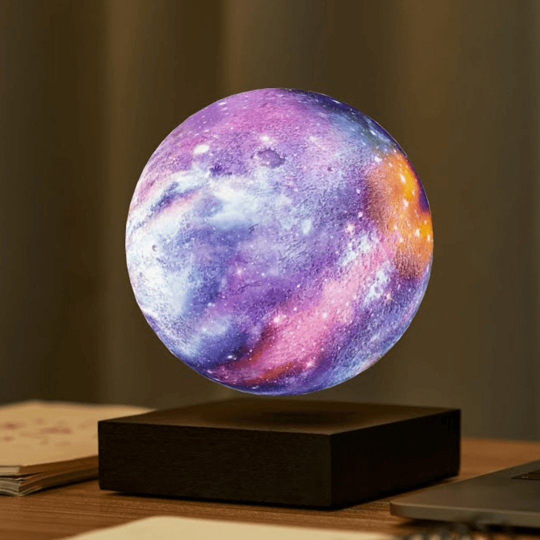 Levitating Moon Lamp Magnetic Floating 3D Printed Night Light for Desk