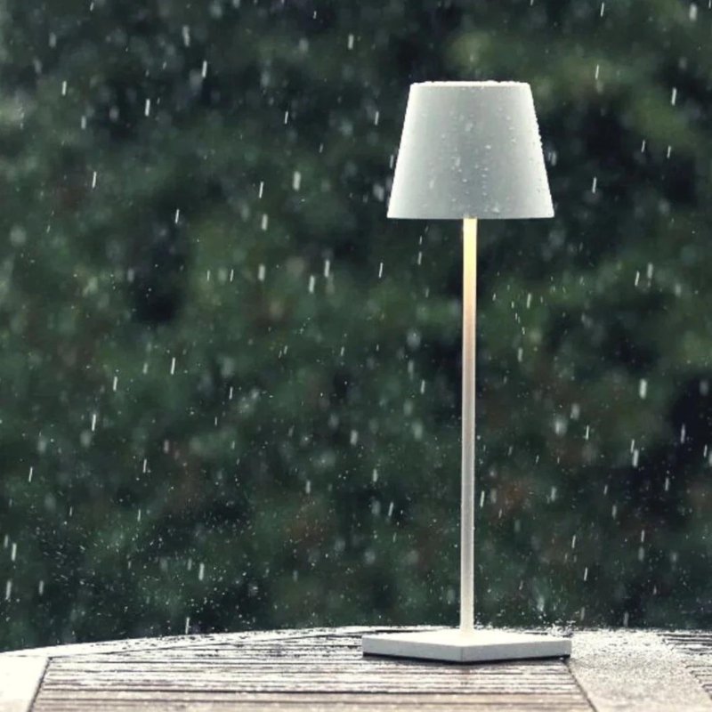 Cordless Table Lamp Rechargeable Waterproof for Outdoor Dining and Bedside