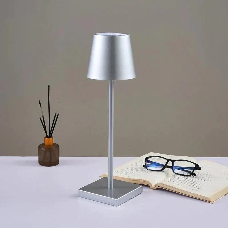 Cordless Table Lamp Waterproof Dimmable Rechargeable for Patio and Bedroom