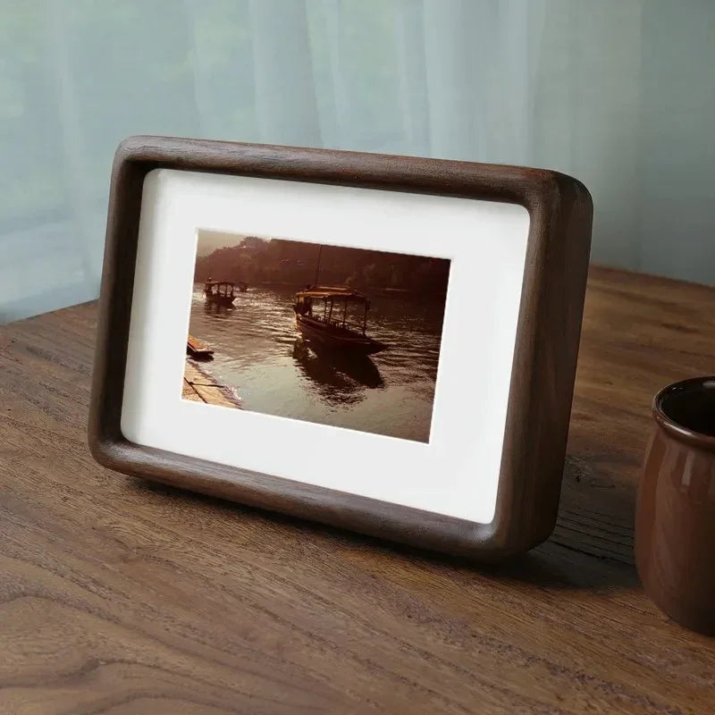 Solid Wood Picture Frame with Mat Mortise and Tenon Joinery