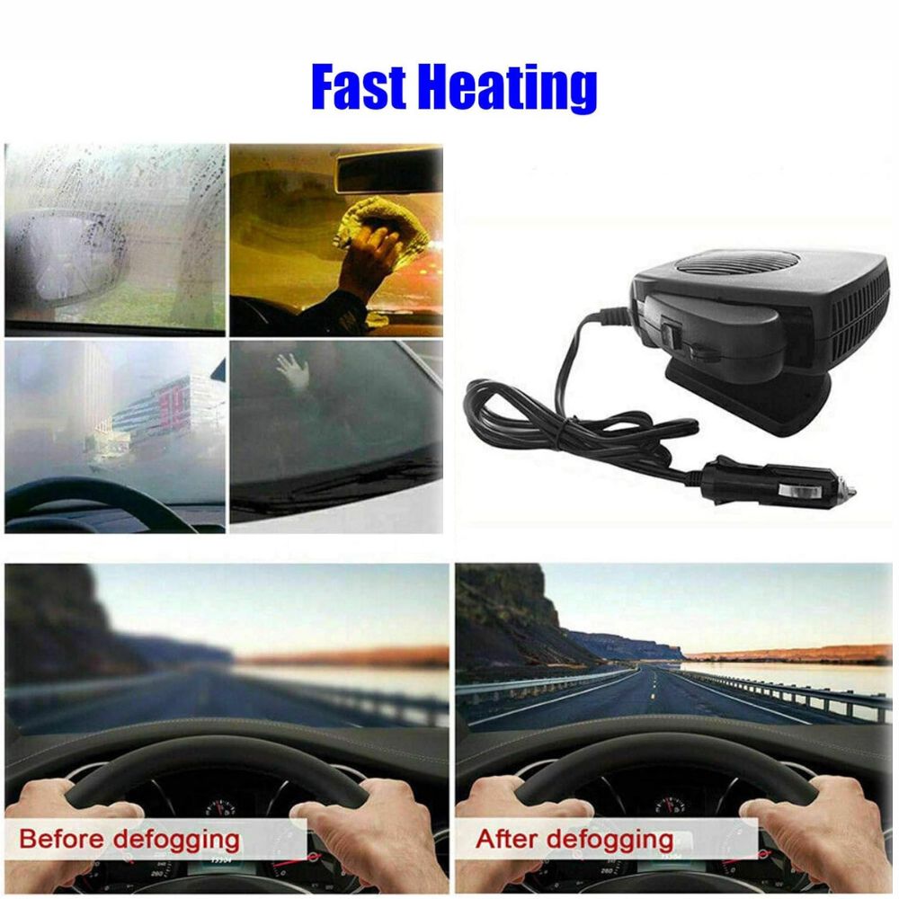 12V Car Heater Ceramic Fan Defroster for Windshield