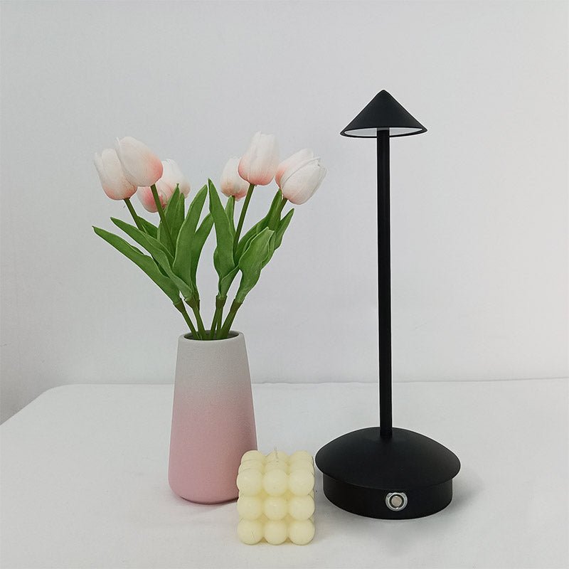 Cordless Desk Lamp Rechargeable Touch Dimmable Warm Light for Nightstand