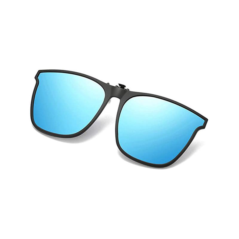 Polarized Clip On Sunglasses Flip Up Lenses for Prescription Glasses