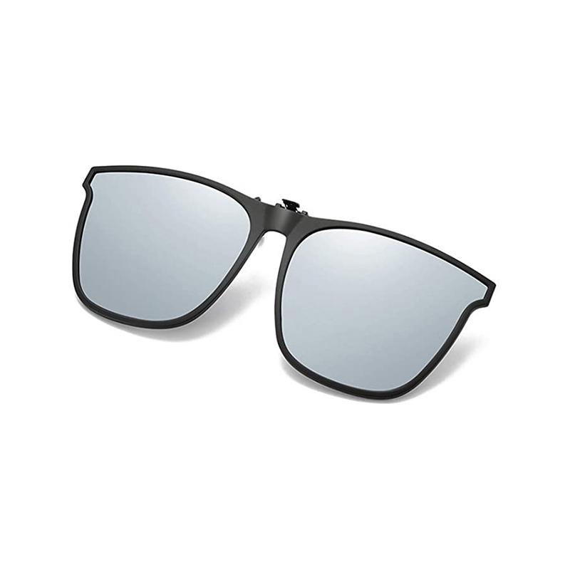 Polarized Clip On Sunglasses Flip Up Lenses for Prescription Glasses