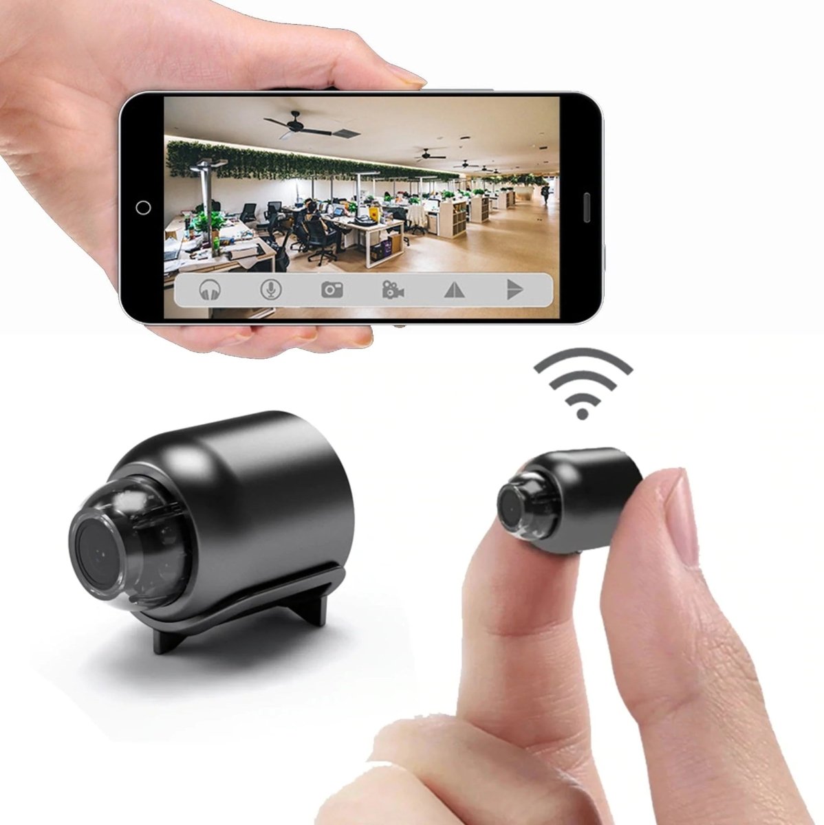 Mini Wireless Security Camera HD Night Vision Indoor Home Monitor