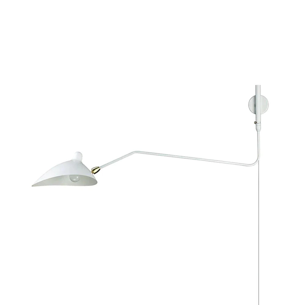 Articulated Arm Wall Sconce Swivel Shades Plug In Mid Century Modern