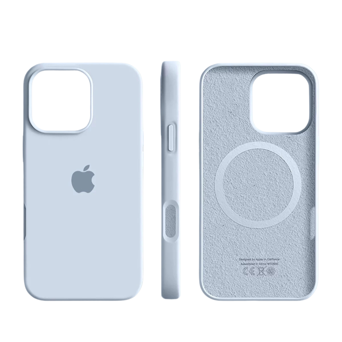 MagSafe Silicone iPhone Case Soft Touch Microfiber Lined Slim Cover