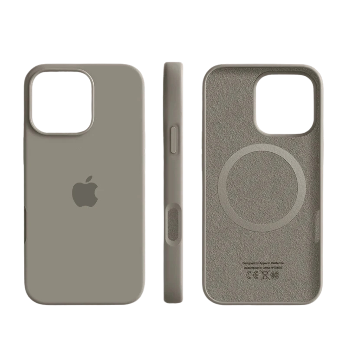 MagSafe Silicone iPhone Case Soft Touch Microfiber Lined Slim Cover