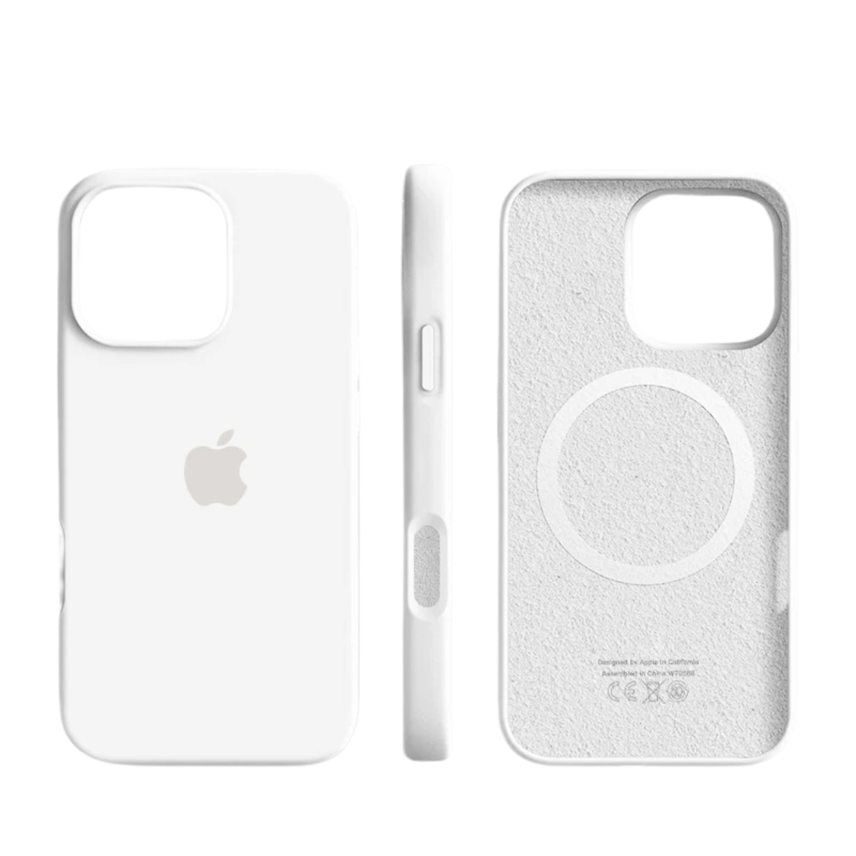 MagSafe Silicone iPhone Case Soft Touch Microfiber Lined Slim Cover