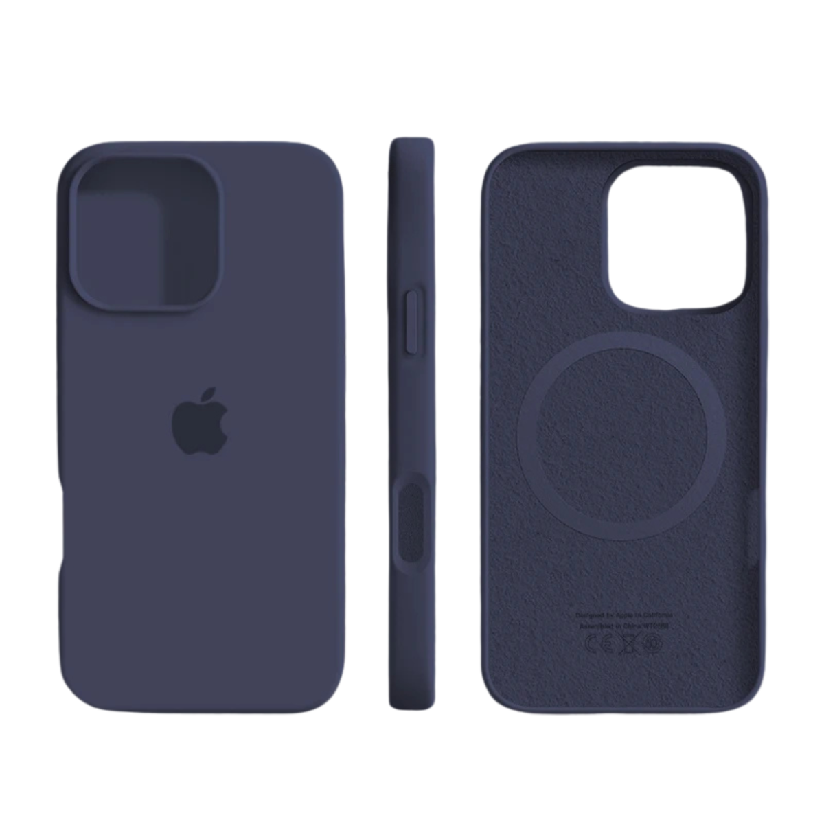 MagSafe Silicone iPhone Case Soft Touch Microfiber Lined Slim Cover