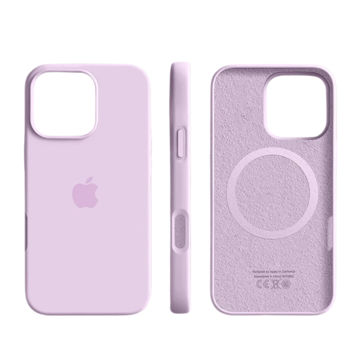 MagSafe Silicone iPhone Case Soft Touch Microfiber Lined Slim Cover