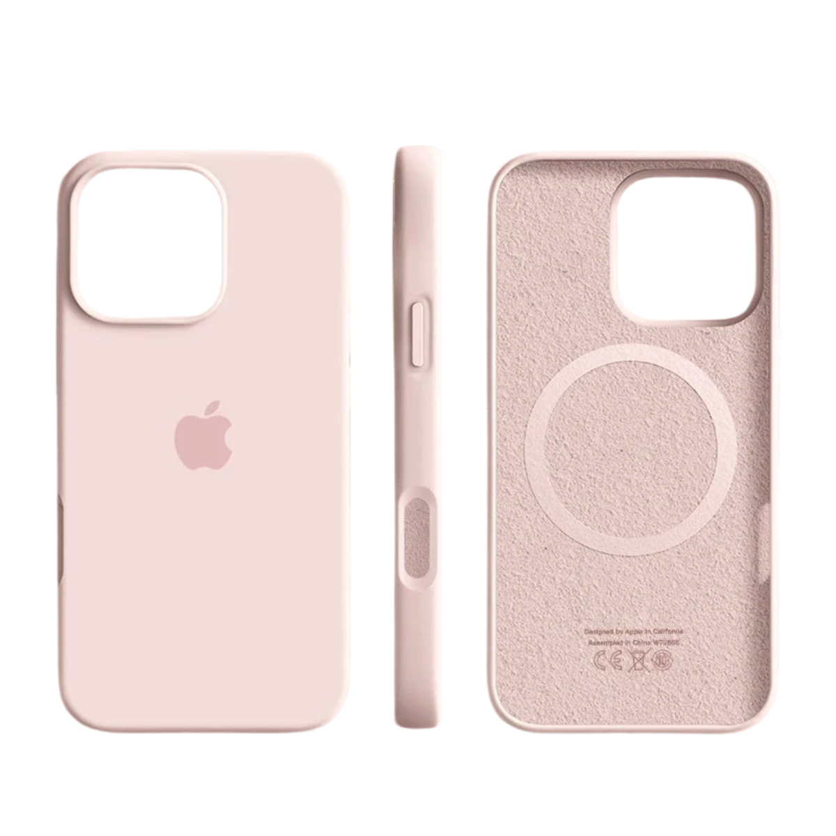 MagSafe Silicone iPhone Case Soft Touch Microfiber Lined Slim Cover