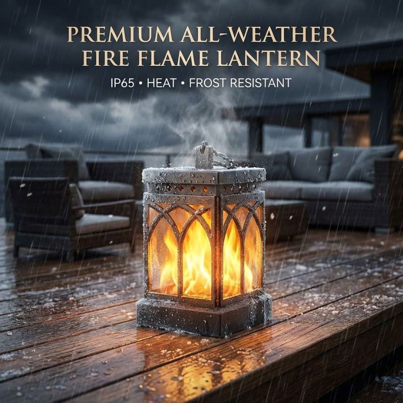 Solar Lantern Lights Outdoor IP65 Waterproof Flickering Flame for Garden Path