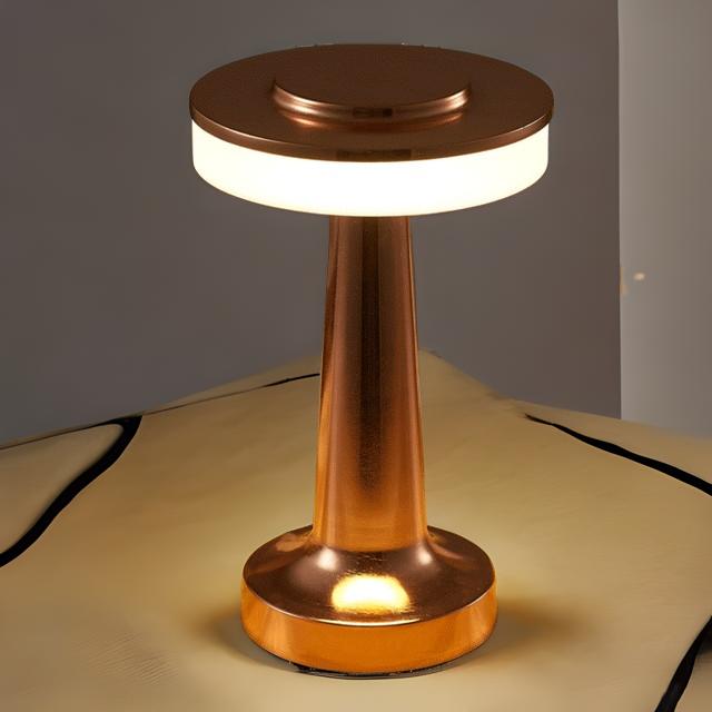Touch Lamp Rechargeable Dimmable Bedside Night Light for Nursery and Camping