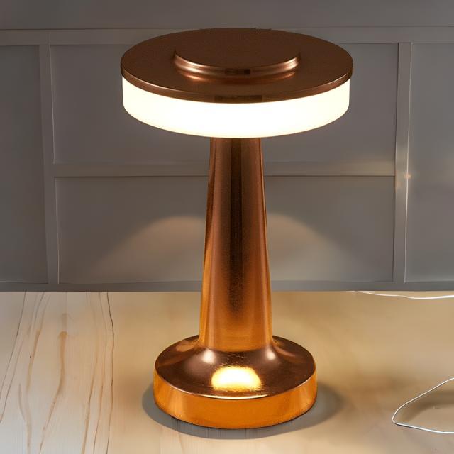 Touch Lamp Rechargeable Dimmable Bedside Night Light for Nursery and Camping