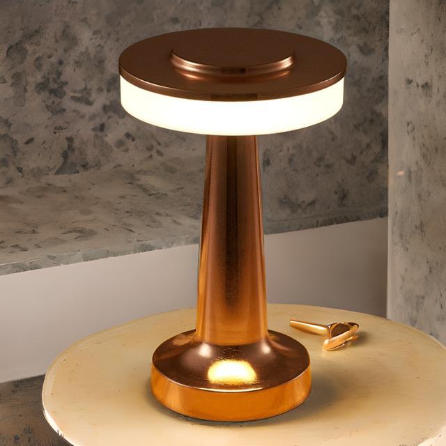 Touch Lamp Rechargeable Dimmable Bedside Night Light for Nursery and Camping