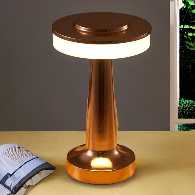 Touch Lamp Rechargeable Dimmable Bedside Night Light for Nursery and Camping
