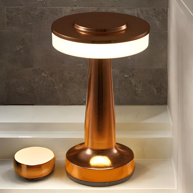 Touch Lamp Rechargeable Dimmable Bedside Night Light for Nursery and Camping