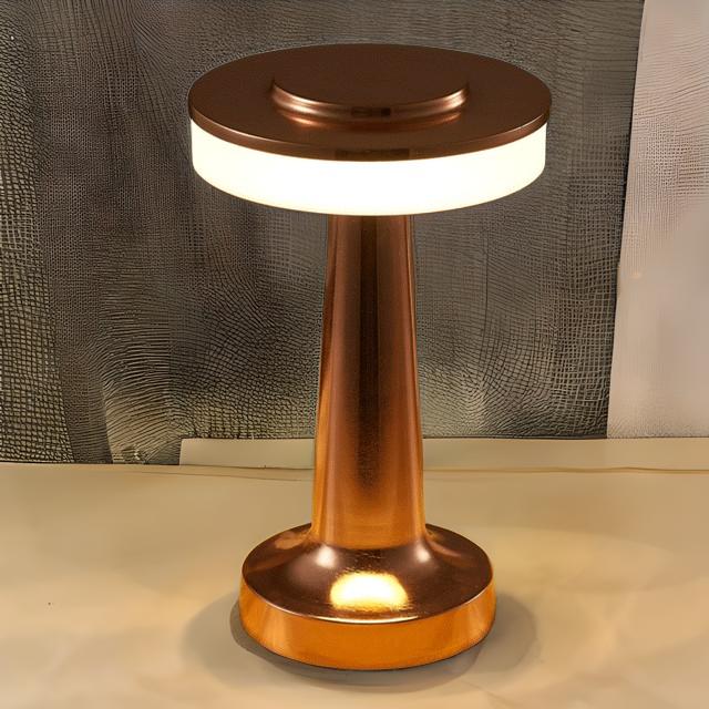 Touch Lamp Rechargeable Dimmable Bedside Night Light for Nursery and Camping