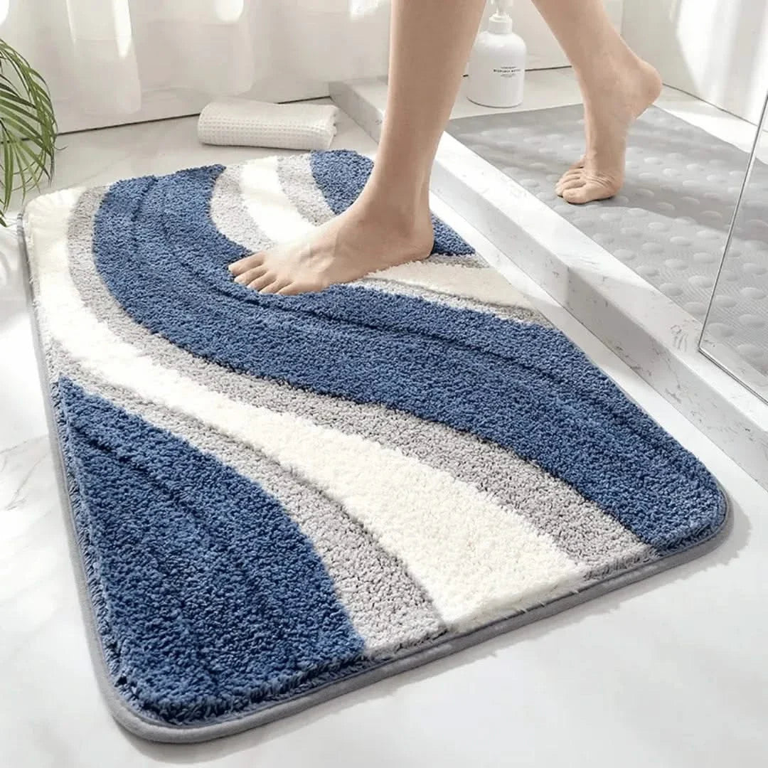 Microfiber Bath Rug Plush Non-Slip