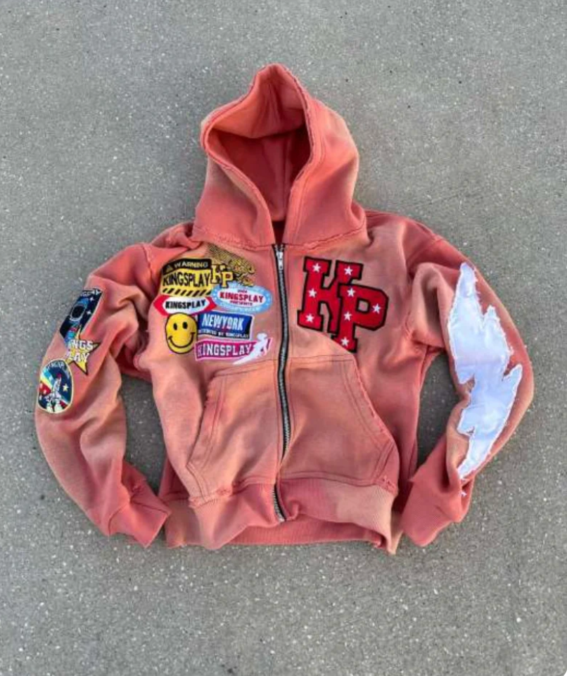 Full Zip Hoodie Lightweight Breathable Unisex Zip Up Sweatshirt