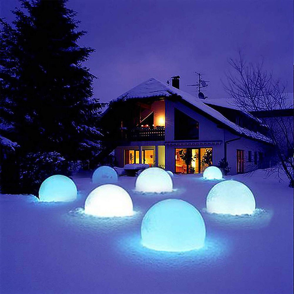 Solar Globe Light Outdoor Waterproof Ball Lamp for Lawn Garden and Pool