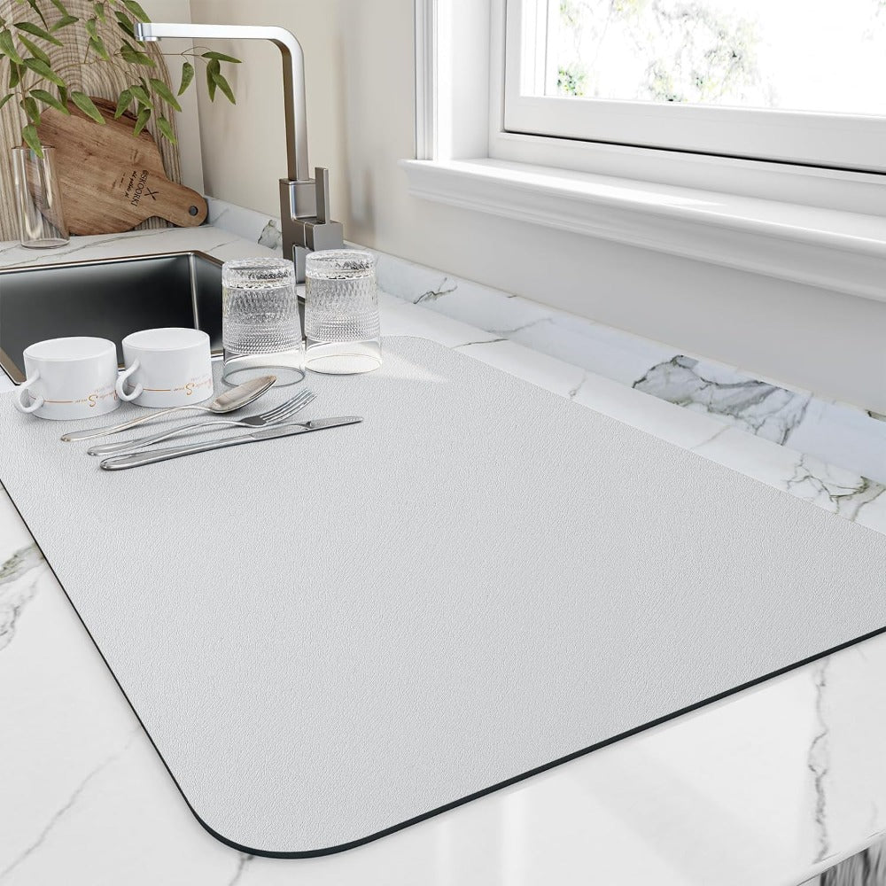 Dish Drying Mat Highly Absorbent Quick Dry for Kitchen Sink