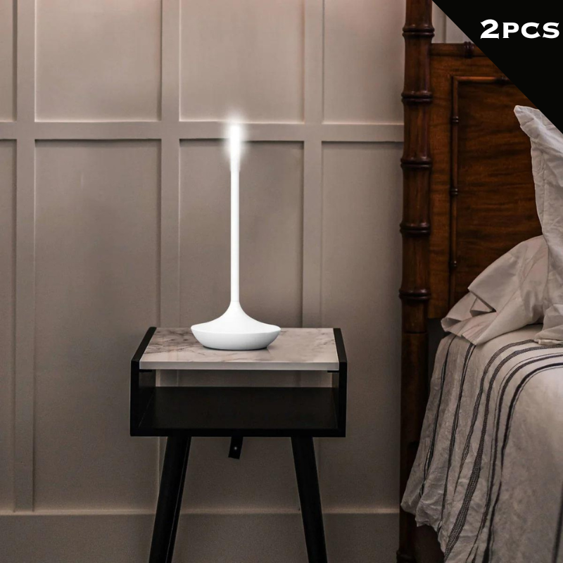 Cordless Table Lamp Rechargeable Brass Candle Glow for Dining and Patio